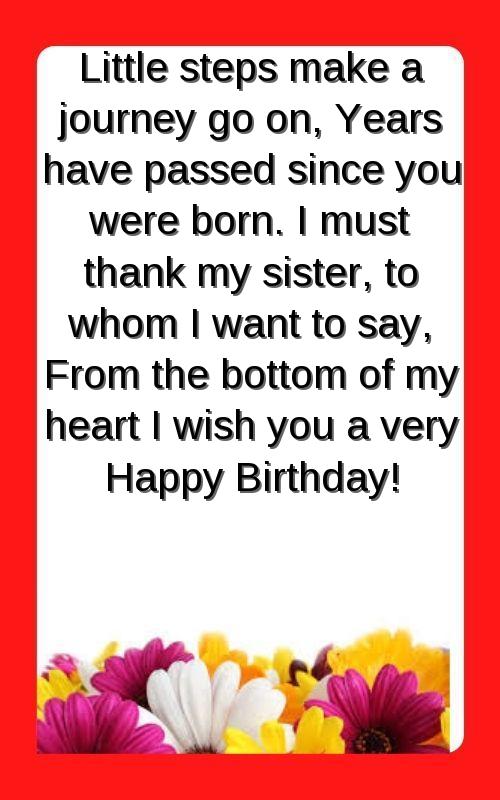 birthday wishes for elder sister funny
